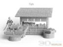 3DAlienWorlds Samurai Market Stalls Set 7