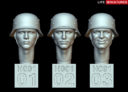 Life Miniatures WW2 German Heads Set No.1 2