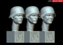 Life Miniatures WW2 German Heads Set No.1 3
