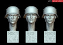 Life Miniatures WW2 German Heads Set No.1 5