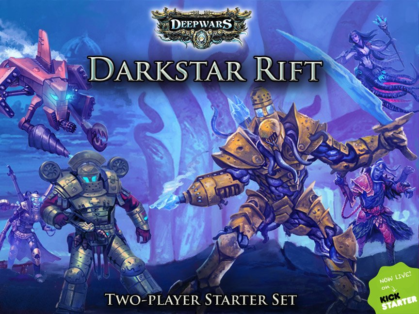 DeepWars - Darkstar Rift 2-player Deluxe Starter (Digital PDF & STL)