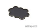 Tabletop Art Movement Tray Rounded Edge 25mm 10s Cloud Black Gold 1