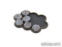 Tabletop Art Movement Tray Rounded Edge 25mm 10s Cloud Black Gold 2