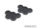 Tabletop Art Movement Tray Rounded Edge 25mm 5s Cloud Black Silver (2) 1