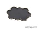 Tabletop Art Movement Tray Rounded Edge 32mm 10s Cloud Black Gold 1