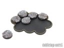Tabletop Art Movement Tray Rounded Edge 32mm 10s Cloud Black Gold 2