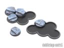 Tabletop Art Movement Tray Rounded Edge 32mm 5s Cloud Black Silver (2) 2