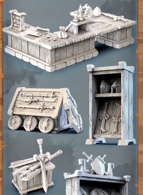 STL Miniatures: 3D Printable Fantasy NPC – Brückenkopf-Online.com – das ...