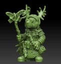 Dark Sword Miniatures Mole Druid With Staff 4