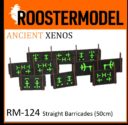 Roostermodel Ancient Xenos Straight Barricades (50cm)