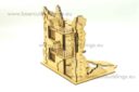 Lasercut Buildings Ruins Of Residential Building 3