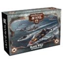 Warcradle Studios Dystopian Wars Black Wolf Battlefleet Set 1