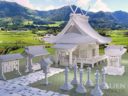 3D Alien Worlds Japanese Shrine Modellinphase Preview