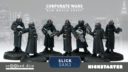 Crooked Dice Corporate Wars 28mm Near Future Miniatures Kickstarter 6