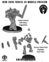 DP9 Eden Animus Fire Support Golem 3D Model Preview 3