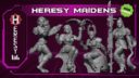 HeresyLab Heresylab Pin Up Heresy Girls Sci Fi Resin And Digital Heresy Pin Up Girls Is A New Set Of 28mm Heroic Scale Models Supplied Both In Digital And Resin Format 1