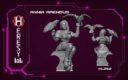 HeresyLab Heresylab Pin Up Heresy Girls Sci Fi Resin And Digital Heresy Pin Up Girls Is A New Set Of 28mm Heroic Scale Models Supplied Both In Digital And Resin Format 4