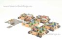 Lasercut Buildings Multi Family Block III Scale 15mm:1 100, 20mm : 1 72 76, 28mm:1 56 Prepainted Version 2