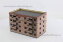Lasercut Buildings Multi Family Block Scale 15mm:1 100, 20mm : 1 72 76, 28mm:1 56 Prepainted Version 3