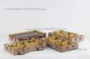 Lasercut Buildings Multi Family Block Scale 15mm:1 100, 20mm : 1 72 76, 28mm:1 56 Prepainted Version 4