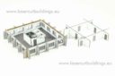 Lasercut Buildings Office Building In The Prepaint Version 5