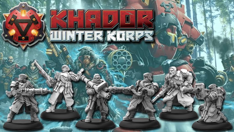 Extension Warmachine Khador Winter Korps – Jeu Steamforged Games Neuf Pour Collectionneurs
