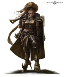 Games Workshop House Escher’s Top Bodyguard Protects Her Matriarch One Slice At A Time 2