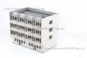 Lasercut Buildings Multi Family Block Scale 15mm:1 100, 20mm : 1 72 76, 28mm:1 56 Prepainted Version. 2