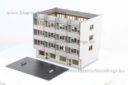 Lasercut Buildings Multi Family Block Scale 15mm:1 100, 20mm : 1 72 76, 28mm:1 56 Prepainted Version. 3