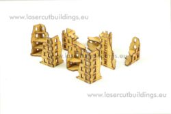 Lasercut Buildings Ruins Sets I And II 2