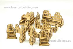 Lasercut Buildings Ruins Sets I And II 3