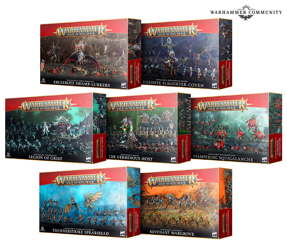 GW Weihnachtsboxen für 40k und AoS das