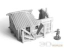 3D Alien Worlds Samurai Ruined Hut 4