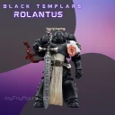 JT JoyToy Action Figure Warhammer 40K Black Templars Emperor Champion Rolantus