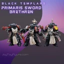 JT JoyToy Action Figure Warhammer 40K Black Templars Primaris Sword Brethren Set
