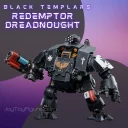 JT JoyToy Action Figure Warhammer 40K Black Templars Redemptor Dreadnought