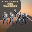 JT JoyToy Action Figure Warhammer 40K T’au Empire Fire Warriors