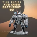 JT JoyToy Action Figure Warhammer 40K T’au Empire Xv8 Crisis Battlesuit 02
