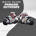 JT JoyToy Action Figure Warhammer 40K White Scars Primaris Outrider