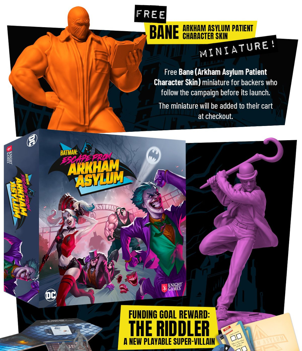 Batman: Escape From Arkham Asylum Preview – Brü – das  Tabletop-Hobby Portal