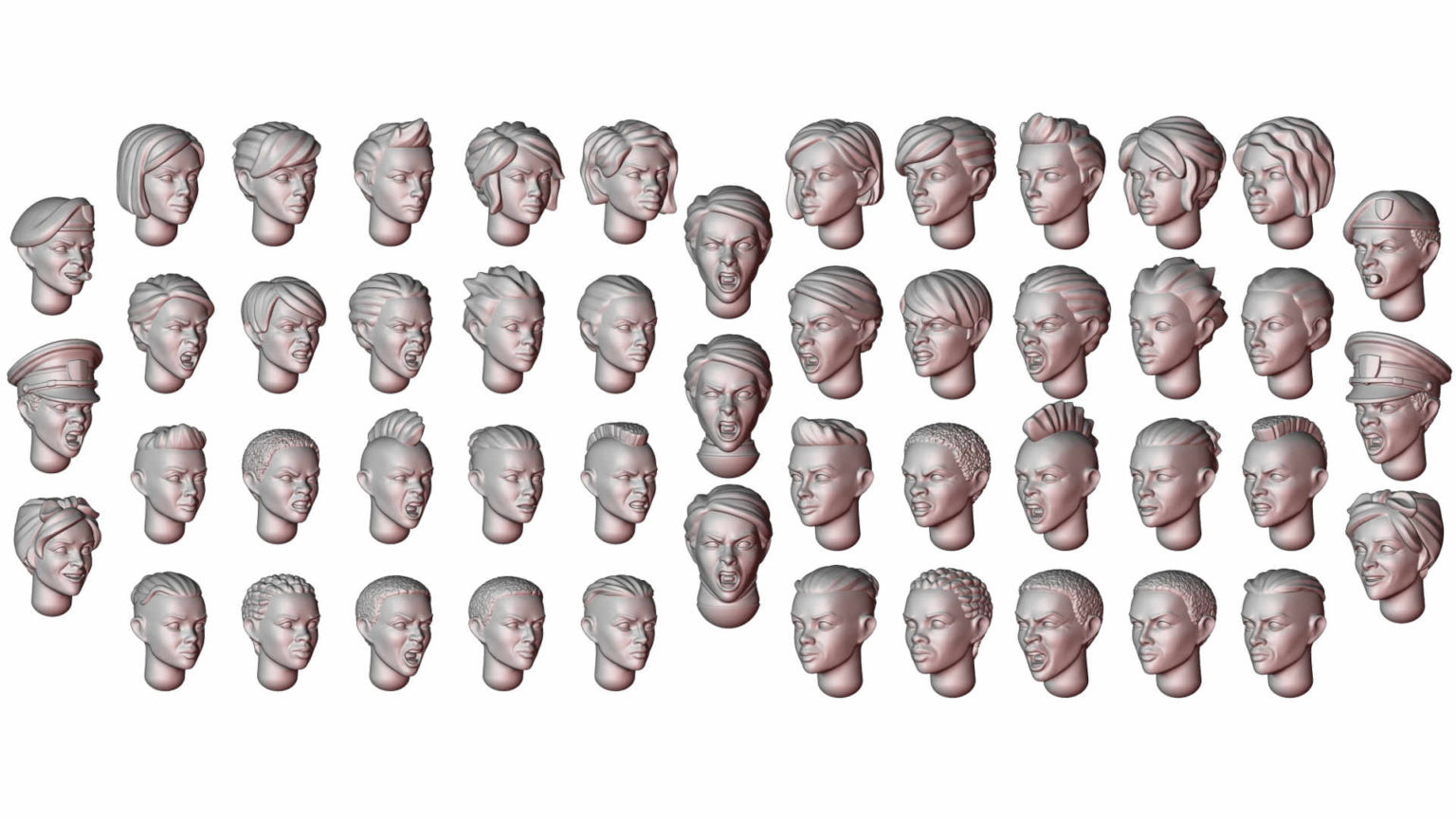 Statuesque Miniatures Neue Köpfe erhältlich