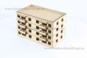 Lasercut Buildings Apartment Building 1