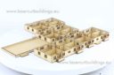 Lasercut Buildings Apartment Building 3