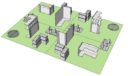 MS Miniature Scenery Den City 14