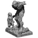 Mithril Miniatures MZ705 Lord Of The Rings 'SAMWISE GAMGEE™ With Petrified Troll' Resin Vignette 2