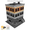 SP City Block Corner Building Extra Floor 1