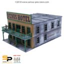 SP Old West Hotel With Interior 7