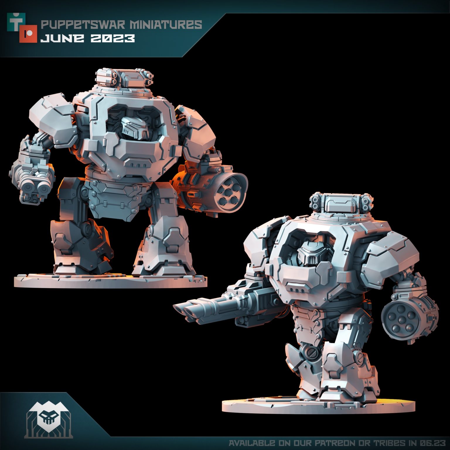 Puppetswar Minitures Juni Patreon das