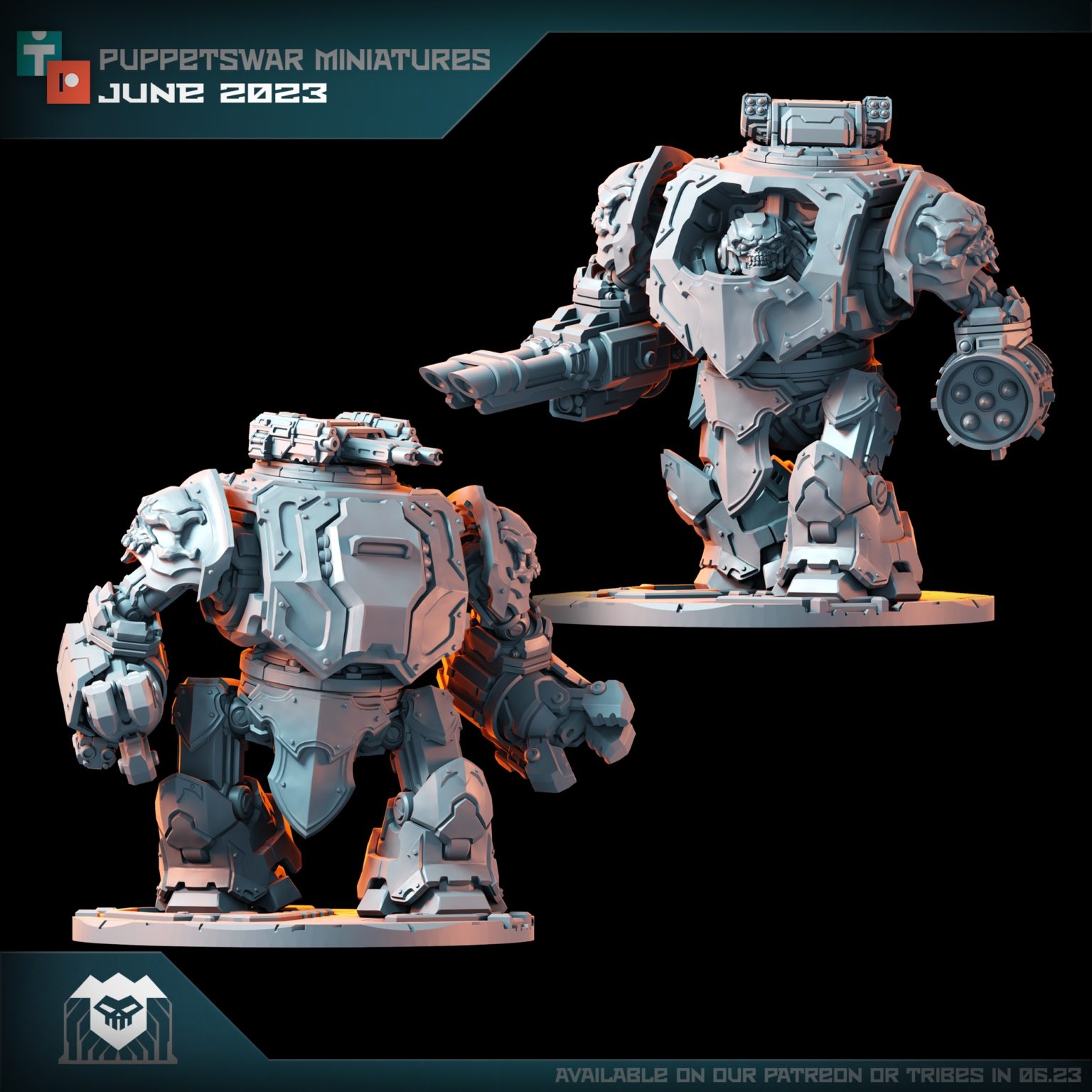 Puppetswar Minitures Juni Patreon das