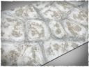 Winter Cobblestone Town Game Mat Battlemat 44x